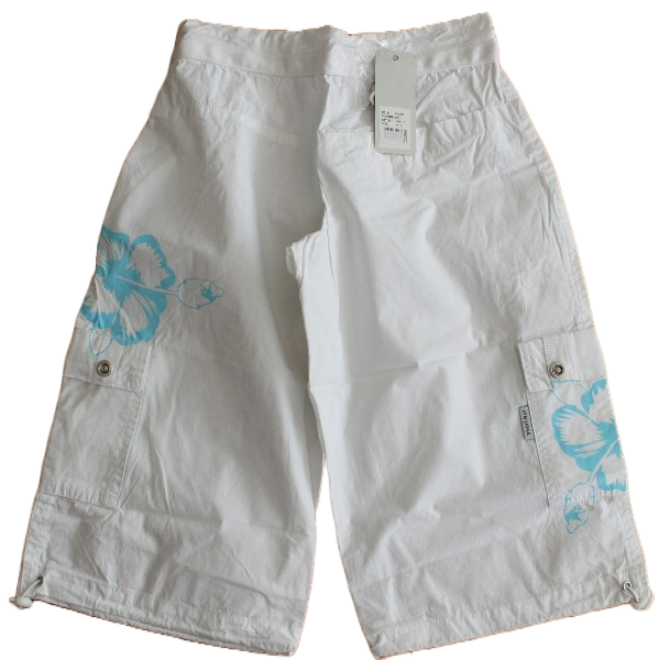 Bermuda Cargohose  Weiß Größe 140-176