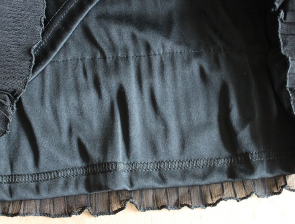 Partykleid Nylonlace schwarze Spitze