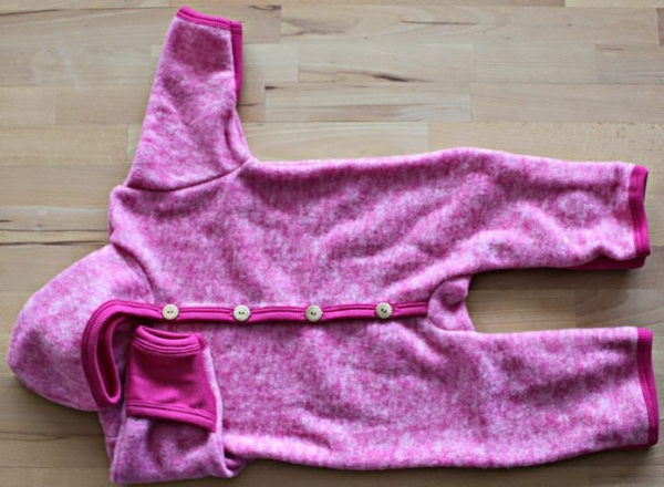 Overall mit Kratzschutz Wollfleece kbT Fb. 103 rosa Größe 62/68 Overall mit Kratzschutz Wollfleece kbT Fb. 103 rosa Größe 62/68