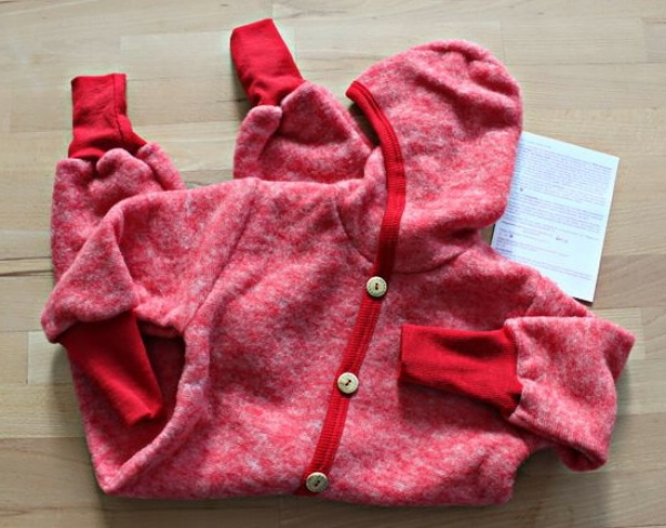 Overall mit Bündchen Wollfleece Overall mit Bündchen Wollfleece