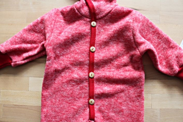 Overall mit Bündchen Wollfleece Overall mit Bündchen Wollfleece