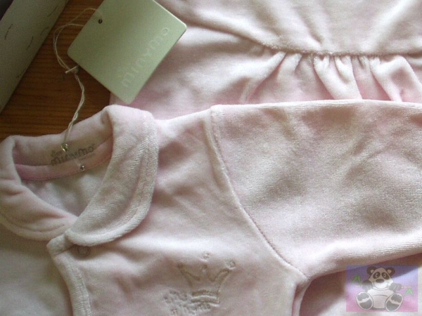 Babygarnitur 3tlg. rosa Velour  TinyMinymo