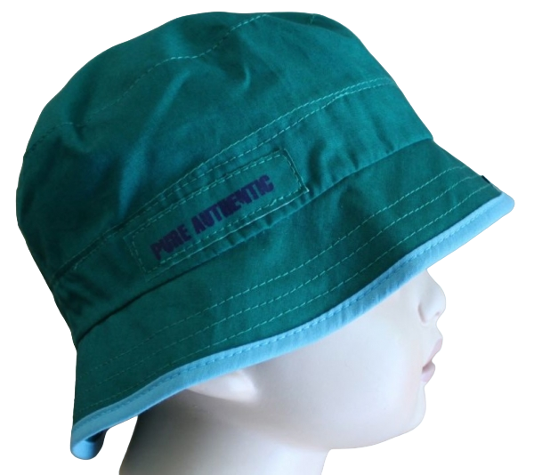 Fischerhut pure grün 100%kbA cotton