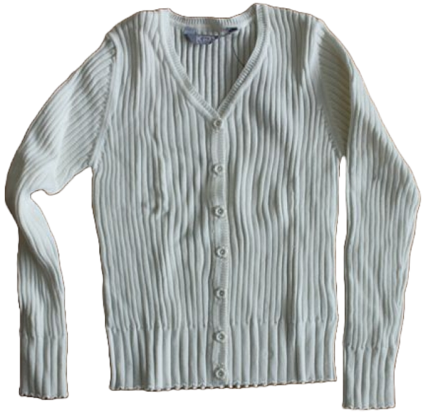 Cardigan RippStrickjacke  Lagune oder offwhite Größe 116-134