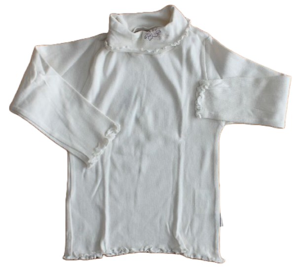 Langarmshirt Rolli  offwhite  Größe 98