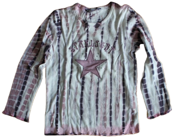 Langarmshirt Batik  starlight  Größe 110-122