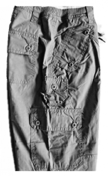 Thermohose Stiefelhose, grau, Übergröße SMS  128-164 xw