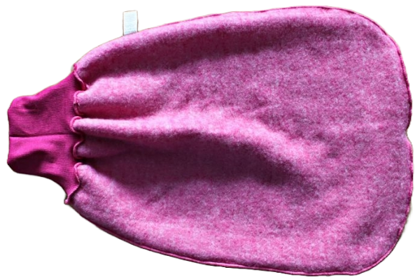 Strampelsack Wollfleece k.b.T. 50 cm rosa