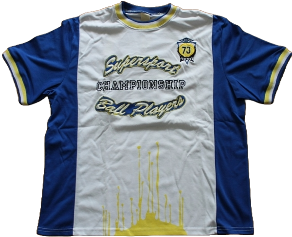 T-Shirt ball players royalblue cotton Größe 140-164