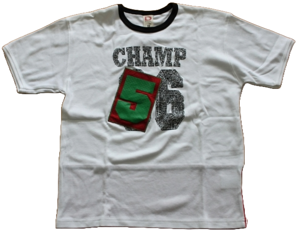 T-Shirt CHAMP weiß  cotton Größe 140-164