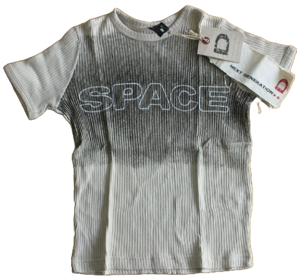 T-Shirt Rippshirt sand/melange SPACE Cotton