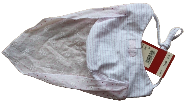 MützenTuch mit UV-protection rosa Größe 43/45