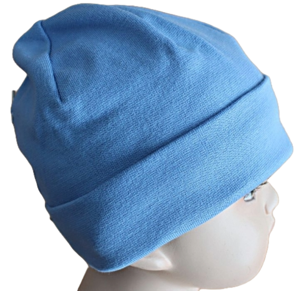 Umschlagmütze pure aqua 100% kbA cotton Größe 55-57