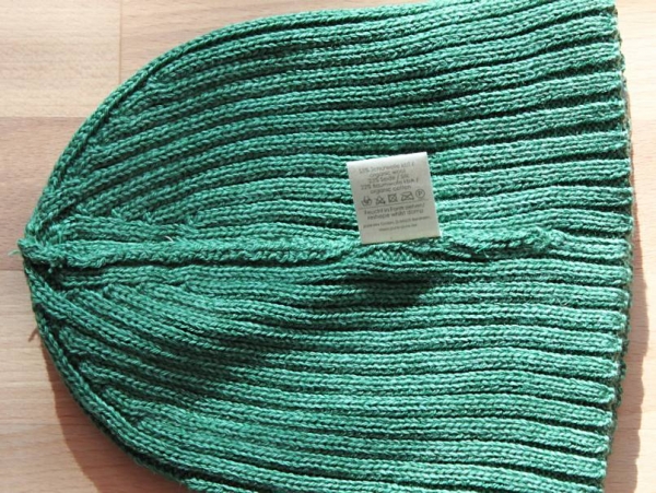 Umschlagmütze pure pure 40grün  Wolle/Seide kbA kbT  55-57