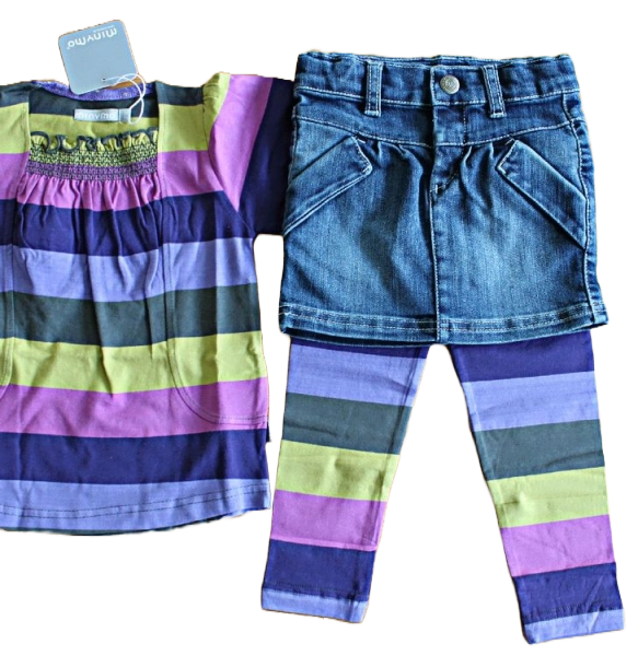 Jeans Rock skirt  Vibe 73  blue denim  Größe 92-128