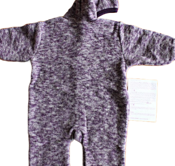 Overall mit Kratzschutz Wollfleece kbT Farbe lila melange