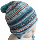 Baby Binde Strickmütze  purepure mit Seide Größe 43-49