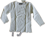 Longsleeve T-Shirt weiß mit Tüll 95% cotton
