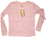 Nylonshirt m. transp. Ärmeln, rosa Größe 128-152