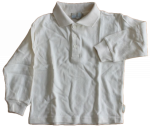 Longsleeve Poloshirt offwhite cotton