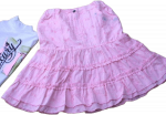 Rüschenrock mit Stickerei rosa petticoat