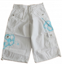 Bermuda Cargohose  Weiß Größe 140-176