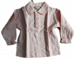longsleeve Shirt Polobluse rosa cotton