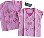 T-Shirt butterfly rosa/pink