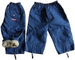 Baby Thermohose marine/beige Baumwolle/PE  Größe 80