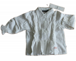 Feincord Hemdbluse cotton weiß