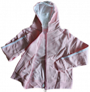 Sweater hooded  Kapuzensweatjacke   rosa/weiß, Größe 140-164