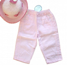Baby Sommerhose cotton pants rosa  Größe 68-80