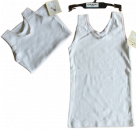 Wäscheshirt Achselhemd weiß 100% cotton Größe 104