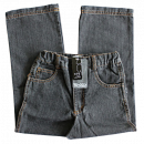 Jeans 5 pockets klassisch blackdenim Gummizug  7079