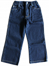 Jeans 5 pockets klassisch darkblue Gummizug Größe 104, 128