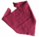 Dreieckstuch Microfleece mit Klett unisize Rot