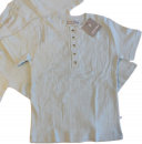 Rippshirt mit Knopfleiste ~mesaverde~ grün  minymo
