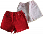 Jeansshorts  rosa, rot  100% Cotton