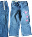Jeans mit Rosen straight fit