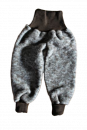 Schlupfhose Wollfleece kbT Fb. braun melange