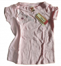 T-Shirt Top Perlenstickerei Rosa Größe 128-164