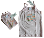 Wäsche shirt rosa mit Frontdruck Größe 128
