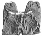 Thermohose Stiefelhose, grau, Übergröße SMS  128-164 xw