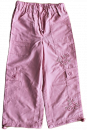 Cargohose mit Stickerei  Rosa Größe 104-128