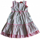 Kleid Sommer Batist Rosa Streifen cotton  110-134