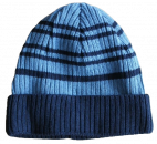 Beanie Topfmütze Cotton gerippt mit Umschlag  Fb. 19 Marine  Größe 53