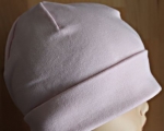 Umschlagmütze pure pure rosa  100% kbA cotton  Größe 55-57