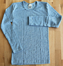 Kinder Hemd Seide/Wolle-Baumwolle 1/1Arm, farbig, Größe 92-152
